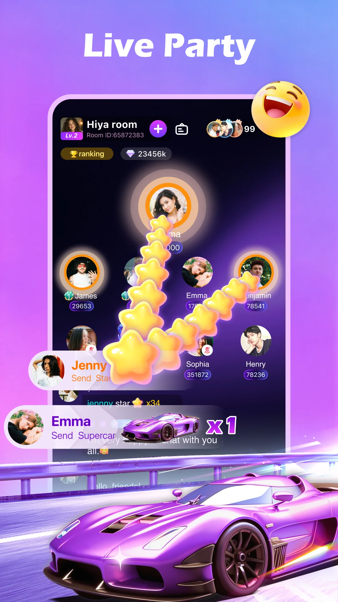 Hiya-Group Voice Chat screenshot