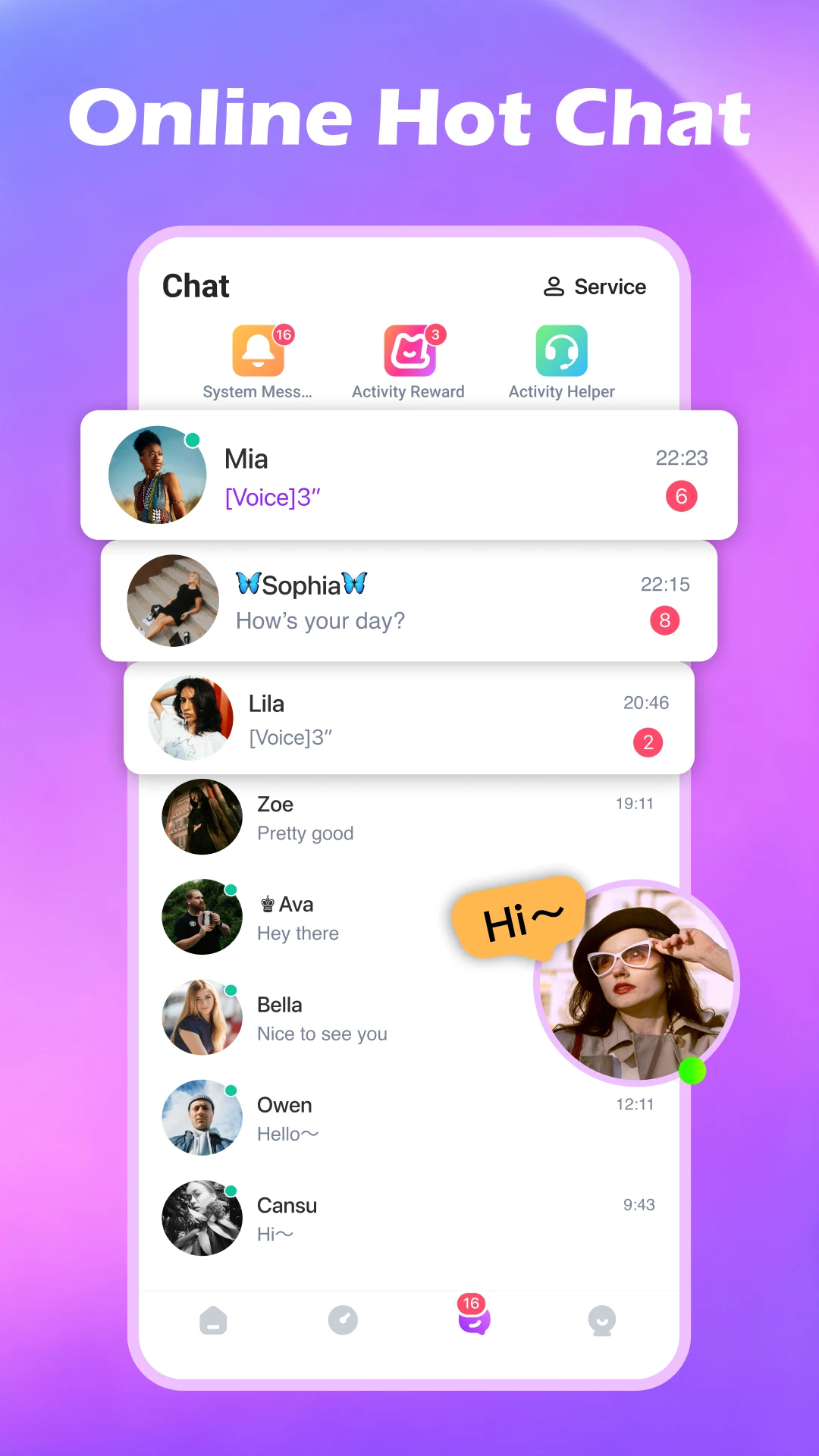 Hiya-Group Voice Chat screenshot